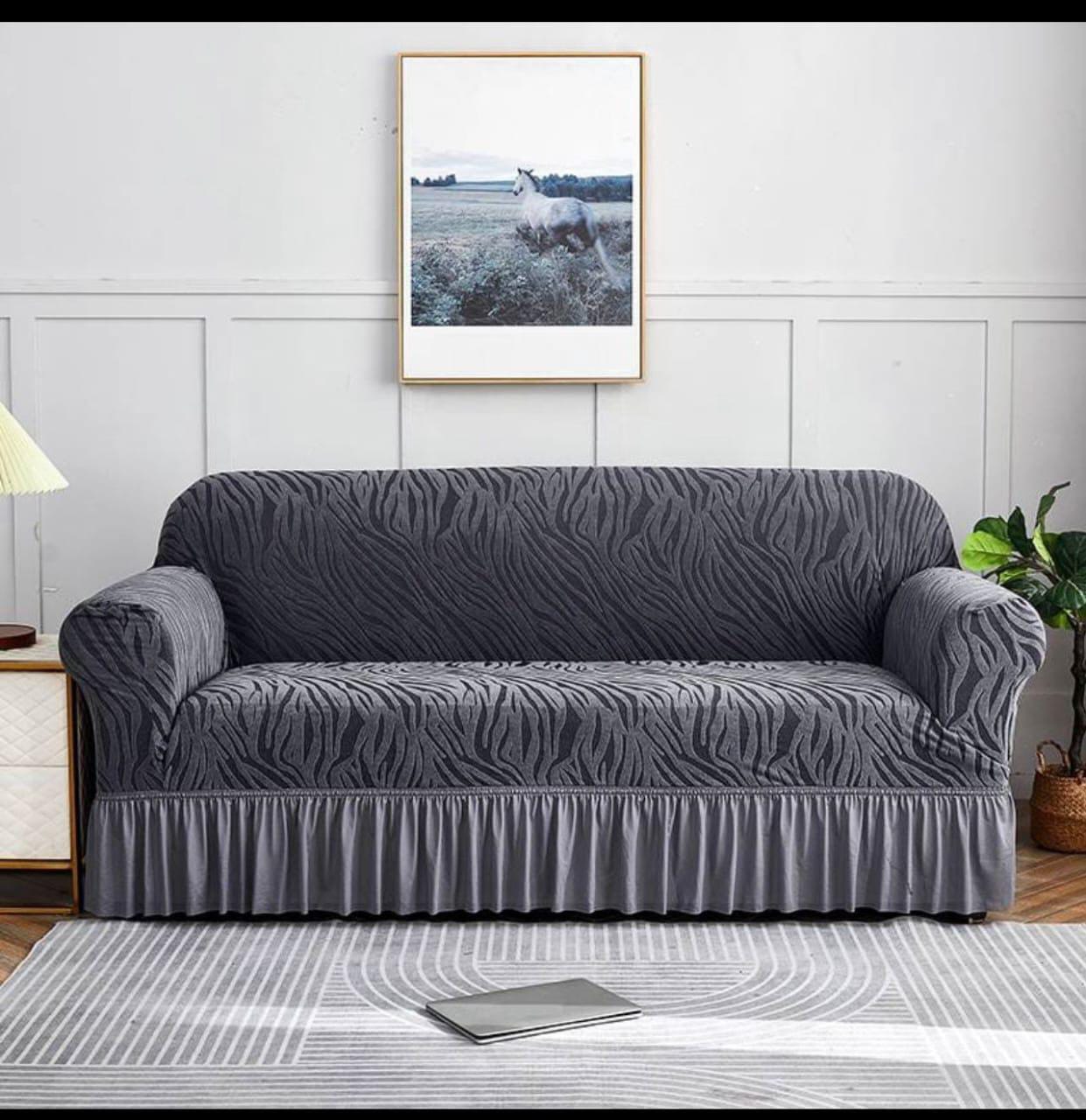Zebra Velvet Sofa Covers