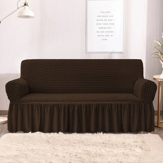 Original Turkish Bubble Sofa Covers With Skirt/Frill - All Colors & Sizes