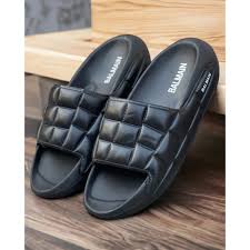 Balmain Slippers White Black